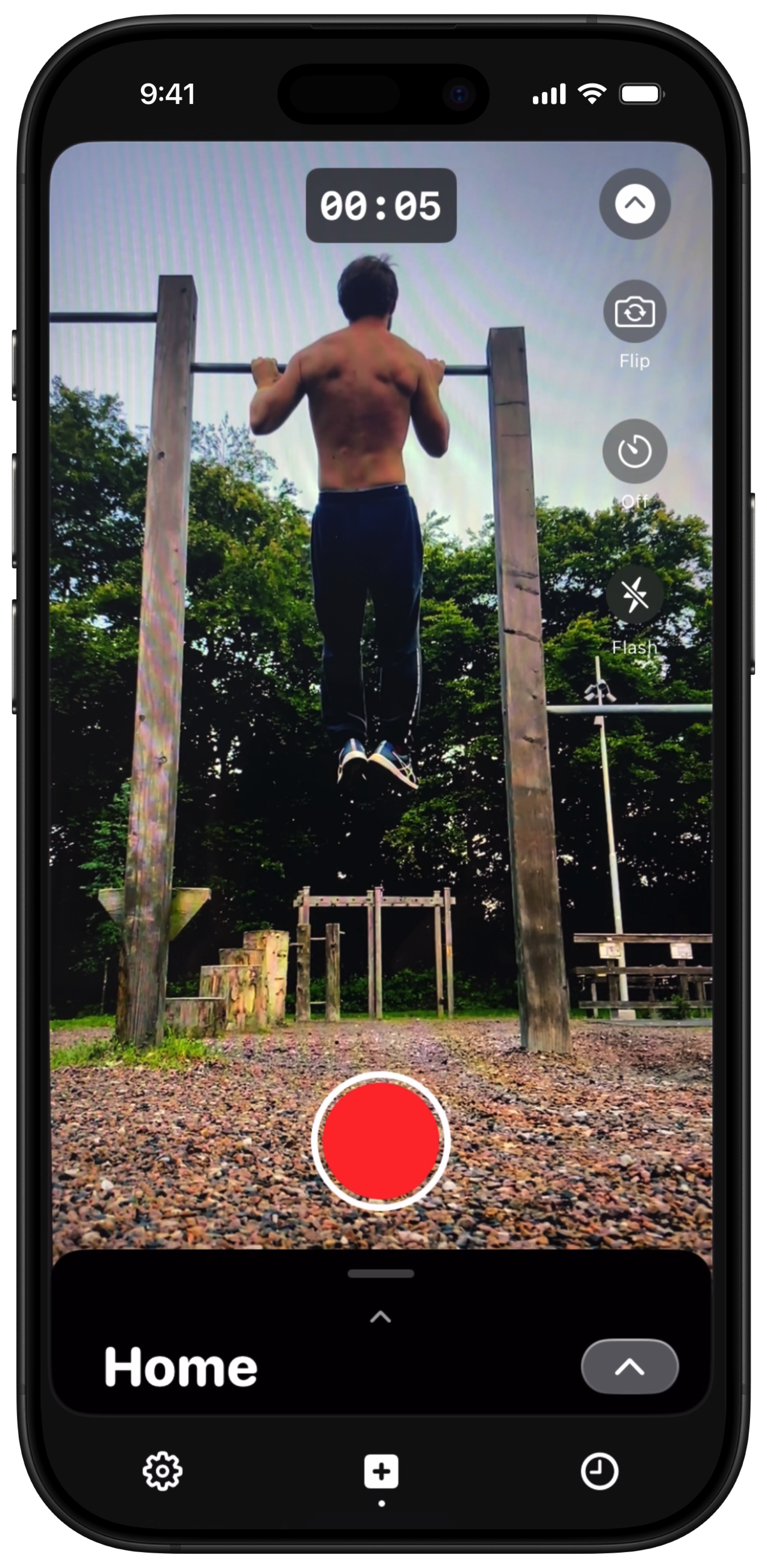 Optima app screenshot showing form analysis